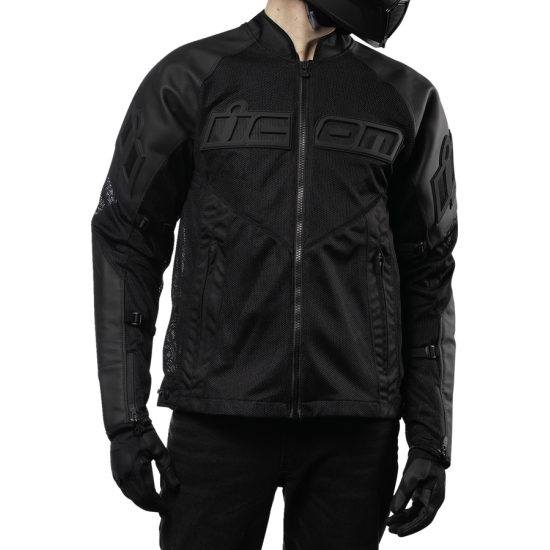 Mesh AF™ Lederjacke JKT MESH AF LTHR CE BK 2X