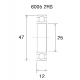 B3 Lager BEARING B3 25X47X12MM