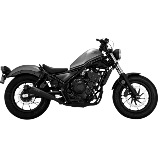 Upsweep Slip-On Muffler MUFFLER BLK HONDA REBEL 17-23 Upsweep Slip-On Muffler MUFFLER BLK HONDA REBEL 17-23