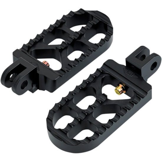 Serrated Footpegs PEG ADJ SERATD L. BLK TRI