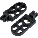 Serrated Footpegs PEG ADJ SERATD L. BLK TRI