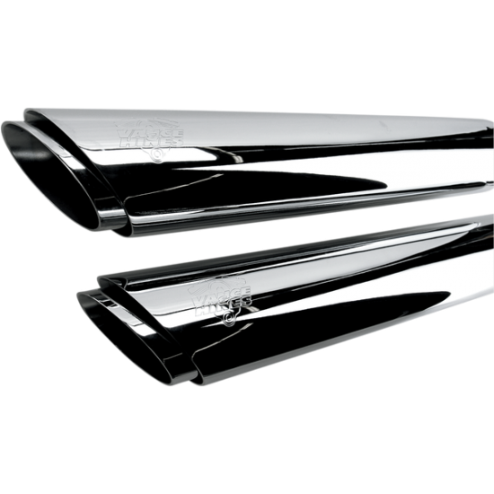 3" Round Twin Slash Slip-On Mufflers MUFFLER TW-SLS CH 7-17DLX 3" Round Twin Slash Slip-On Mufflers MUFFLER TW-SLS CH 7-17DLX