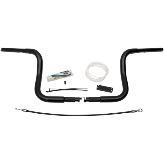 Kit mit 1-1/4" EZ Install Lenker mit runden oberen Biegungen HANDLEBAR 10 BL RT8-13FL