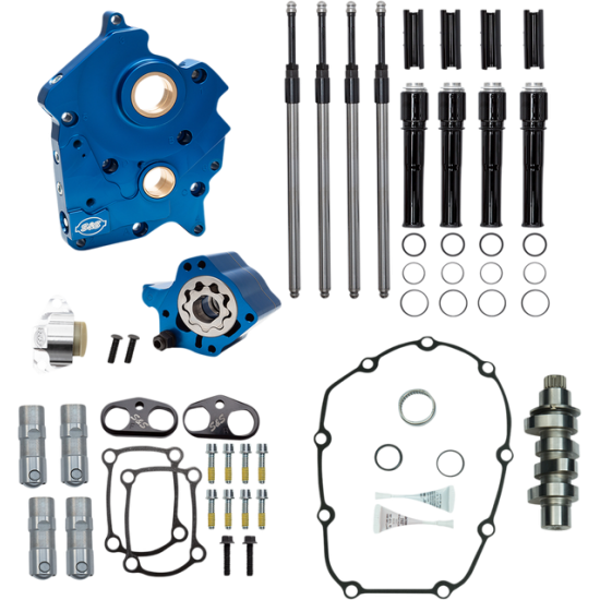 Cam Chest Kit for M-Eight Engine CAM 465C W/PLT OC/BLK M8