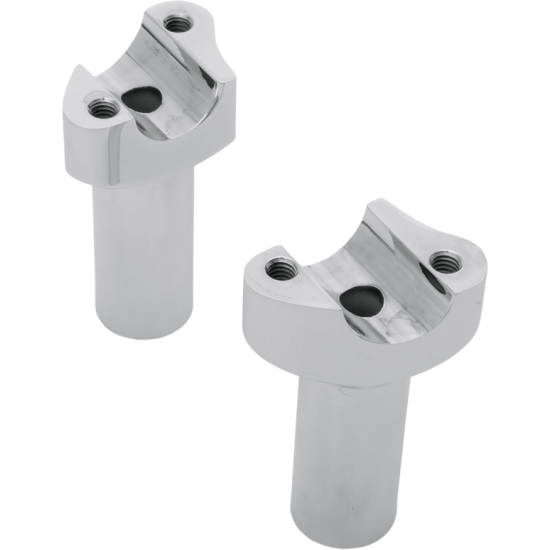 Geschmiedete Aluminium-Lenkerhalter RISERS STRAIGHT 3.5" CHR