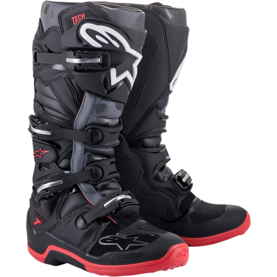 Tech 7 Stiefel BOOT TECH7 BLK/GY/RED 7