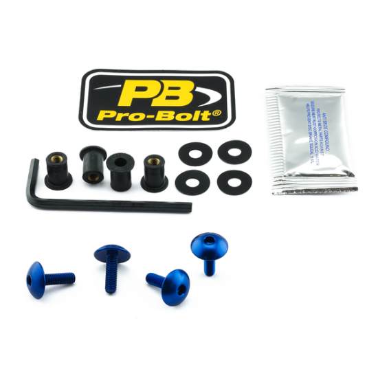 Screen Bolt Aluminium SCR KIT SCREEN 4 XL BL