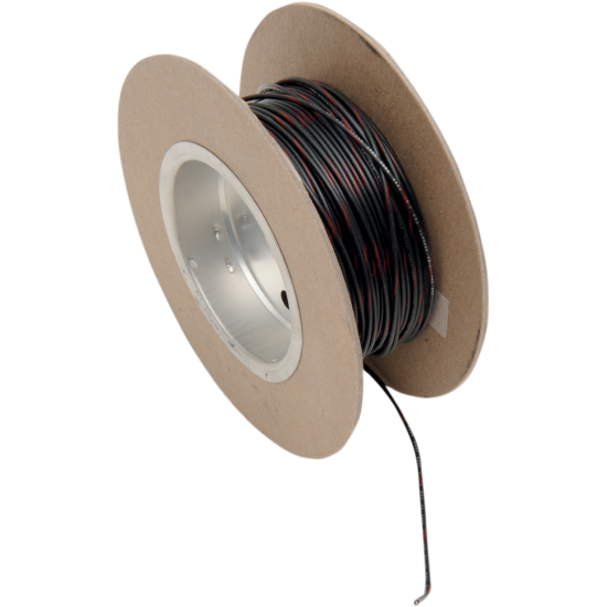 OEM farbige Drahtspule WIRE 18G 100' BLACK/RED