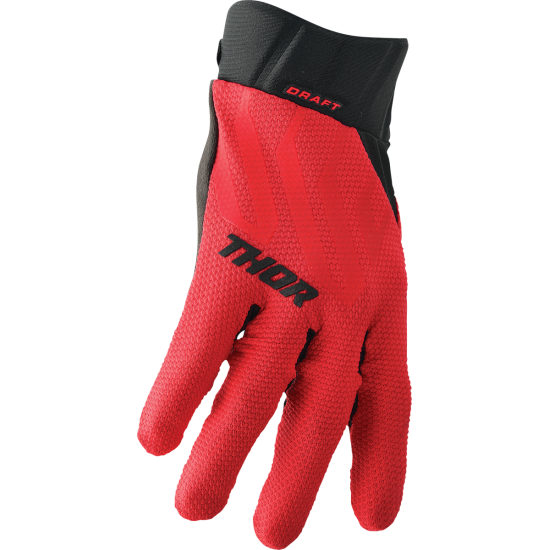 Draft Gloves GLOVE DRAFT RED/BLACK MD