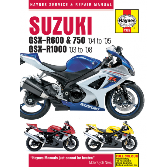 Service Handbuch SUZUKI GSX-R6/750(04-05)R