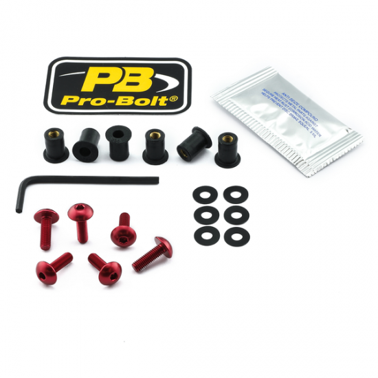 Screen Bolt Aluminium SCR KIT SCREEN 6 RD