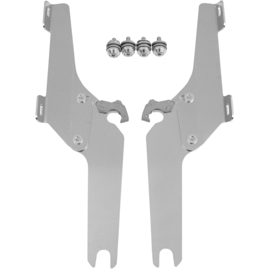 Kompletter Montagesatz mit Fats/Slim Windschild Trigger-Lock MNT KIT BW VN16CL NOM POL