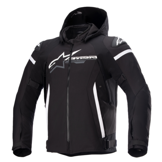 Zaca Wasserdichte Jacke JACKET ZACA WP BLACK/WHITE 2X