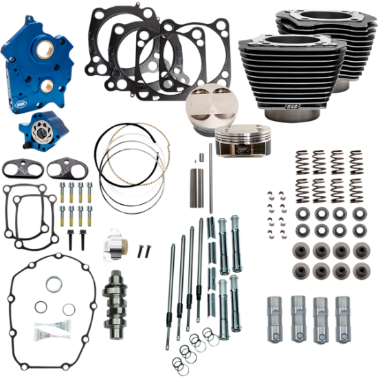 128" Power Paket Motor-Performance Kit POWER PK CHN M8 BKG OIL