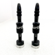 Ventil-Set für schlauchlose Reifen QUICKFILL VALVES 23-30MM BLACK