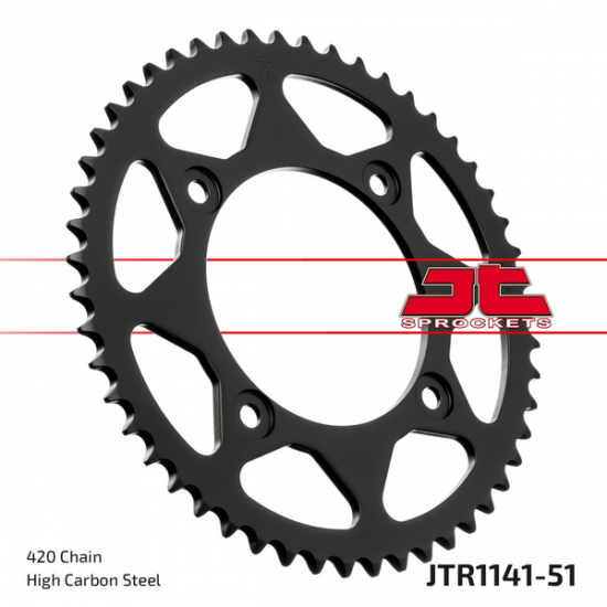 Kettenrad SPROCKET REAR 420 51T