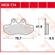 All Round Ceramic Brake Pads BRAKE PAD TRW MCB774