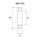 Max Lager BEARING MAX 8X16X5MM