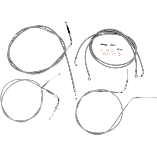 Stainless Handlebar Cable/Line Kit CBL LINE KT 12" VN2000