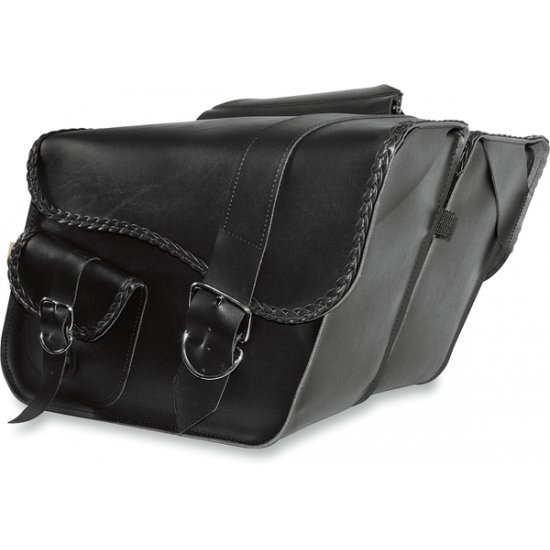 Ranger Braided Super Slant Saddlebags SADDLEBAG RANGER LG BRD