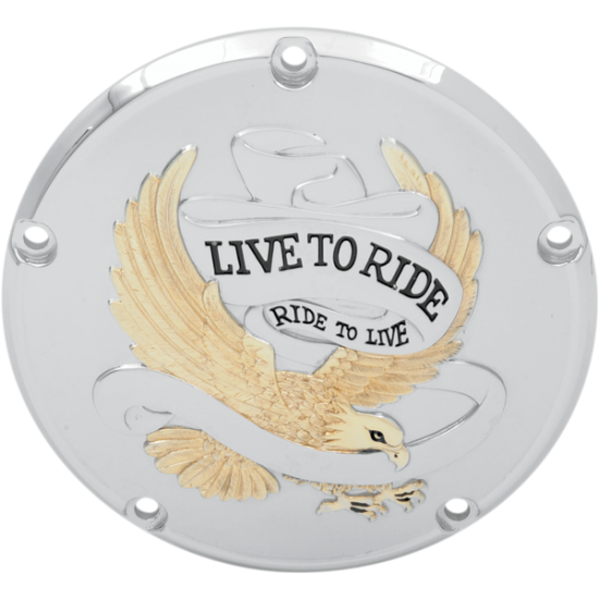 Live To Ride Derby Cover DERBY COVER LTR 5-H GOLD