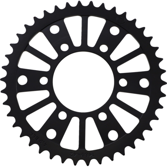Aluminium-Kettenrad SPROCKET ALU MSE KAW 42T BLK Aluminium-Kettenrad SPROCKET ALU MSE KAW 42T BLK
