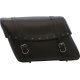 Highwayman Rivet Slant-Style Saddlebags SADDLEBAG SLANT RVT JMBO