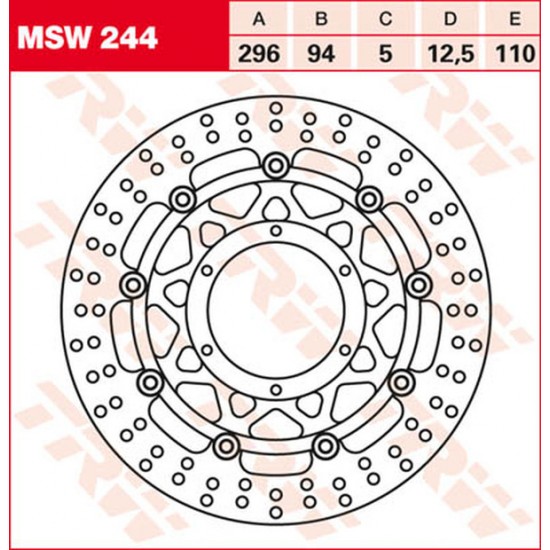 Bremsscheiben ROTOR TRW MSW244