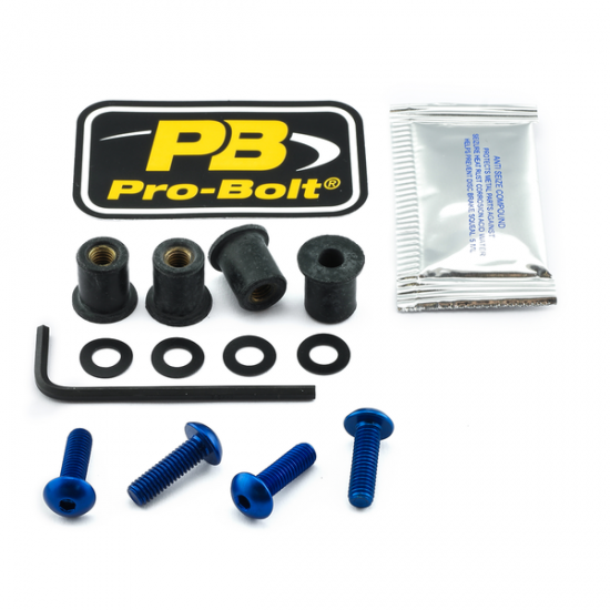 Screen Bolt Aluminium SCR KIT SCREEN 4 BL