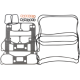 Extreme Sealing Technology Dichtungssatz für Kipphebelgehäuse EST ROCKER GSKT 86-90 XL