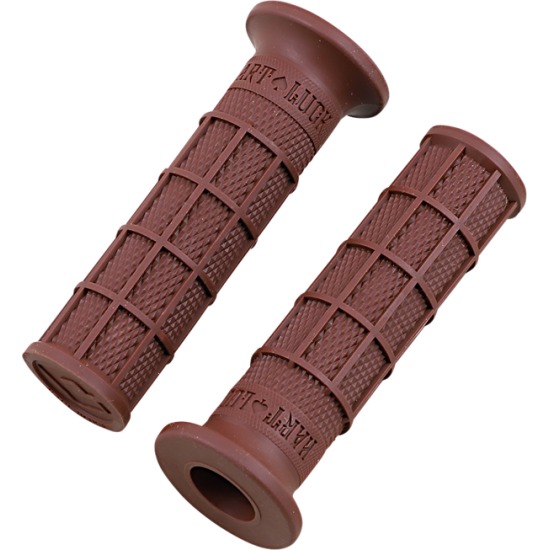 Hart-Luck Signature Full-Waffle Slip-On Grips GRIPS ODI HART-LUCK BRWN