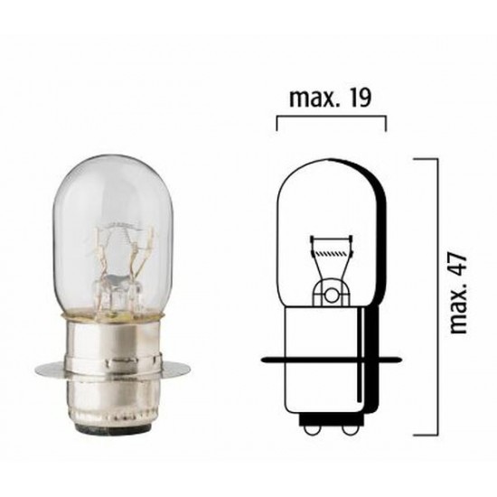 Glühlampen BULB 12V 25/25W P15d-25-1 10PK