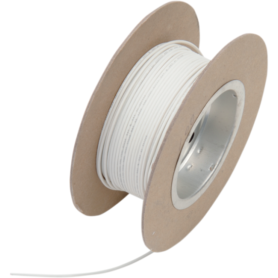 OEM farbige Drahtspule WIRE 18G 100' WHITE