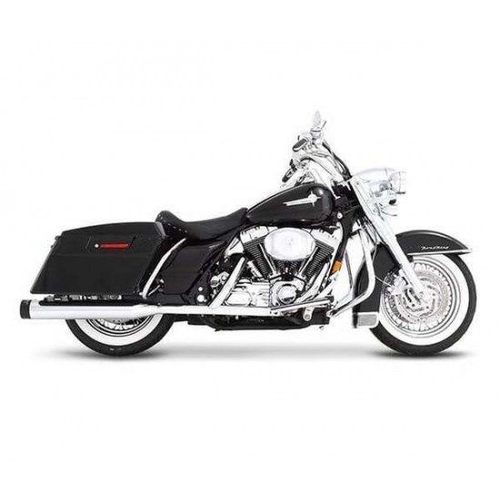 4" Doppel-Endschalldämpfer für Touring MUFFLER 4" FLT 95-16 CH/BK 4" Doppel-Endschalldämpfer für Touring MUFFLER 4" FLT 95-16 CH/BK