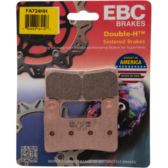 Gesinterte „HH“ Bremsbeläge BRAKE PAD EBC FA724HH