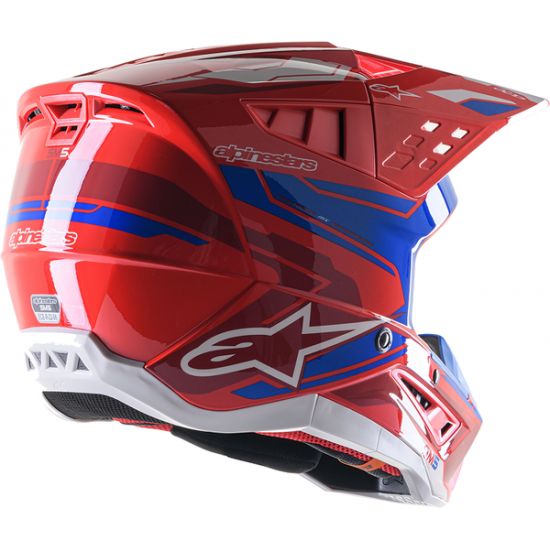 Supertech M5 Action 2 Helmet HELMET SM5 ACT2 RED/BL L