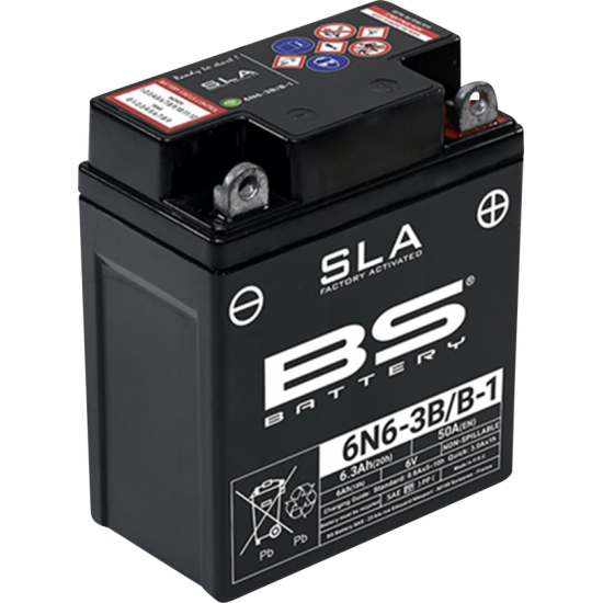 SLA Factory-Activated AGM Maintenance-Free Batteries BATTERY BS 6N6-3B/B-1