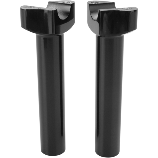 Geschmiedete Aluminium-Lenkerhalter RISERS STRAIGHT 6.5" BLK