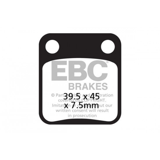 SFAC Karbon-Bremsbeläge für Roller BRAKE PAD CARBON SCOOTER