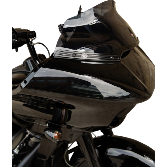 Flare™ Series Windschild-Zierleiste TRIM W/S LOGO GL-BLK FLTR