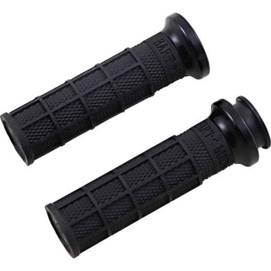 Indian Hart-Luck Signature V-Twin Lock-On™ Grips GRIP ODI INDIAN BK/BK