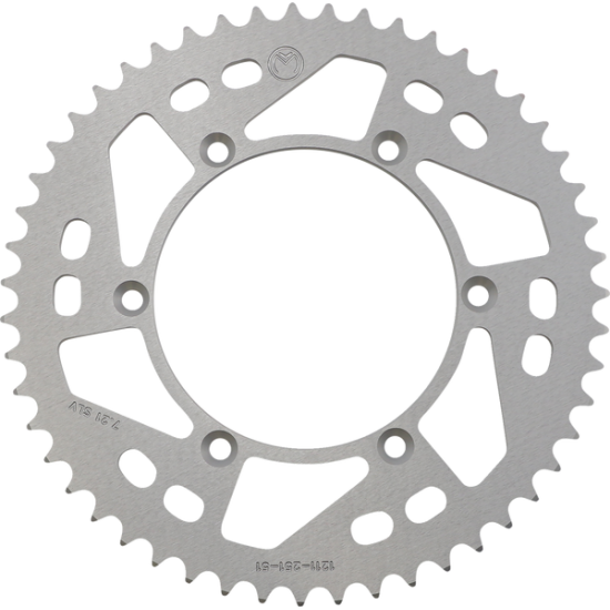 Aluminium-Kettenrad SPROCKET ALU MSE YAM 51T SILV Aluminium-Kettenrad SPROCKET ALU MSE YAM 51T SILV