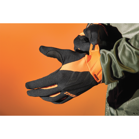 Draft Gloves GLOVE DRAFT BLACK/ORNG SM