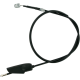 Black Vinyl Brake Cable CABLE FRONT BRAKE YAM