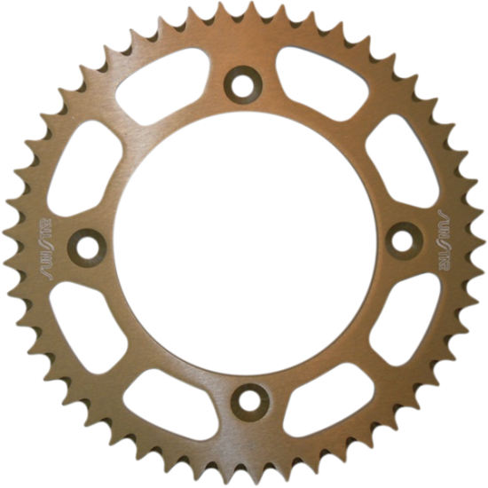 Aluminium Works Triplestar-Kettenräder REAR SPROCKET 428 49T ERGAL BK