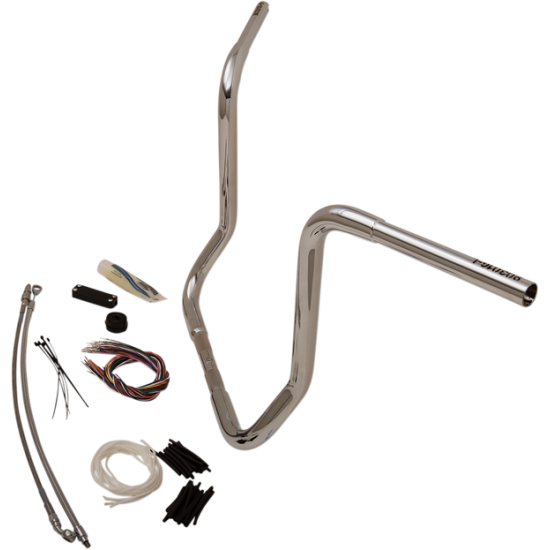 Kit mit 1-1/4" EZ Install Lenker mit runden oberen Biegungen HANDLEBAR 16 CH RT8-13FL