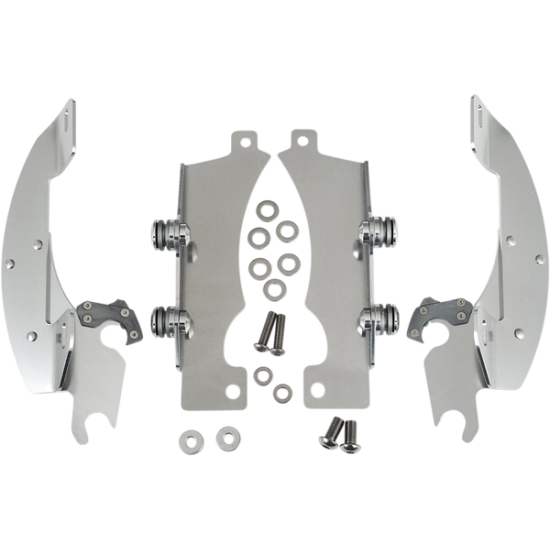 Kompletter Montagesatz mit Fats/Slim Windschild Trigger-Lock MNT KIT BW XV950 POLISHED