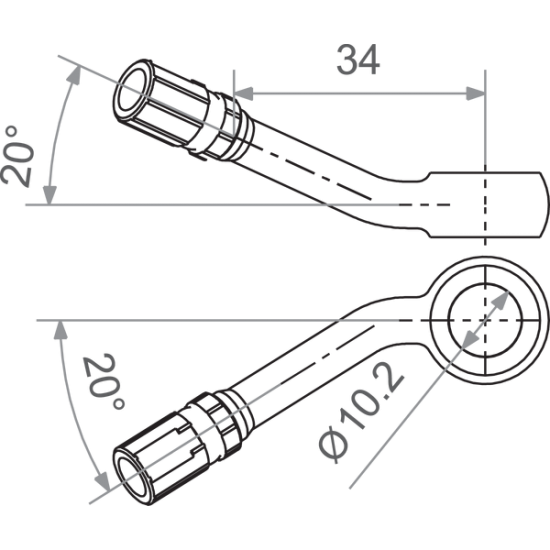 Banjo Varioflex Fitting BANJO M10 20S SL