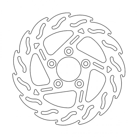 Flame Series starre Bremsscheibe BRAKE DISC FIX FLAME REAR