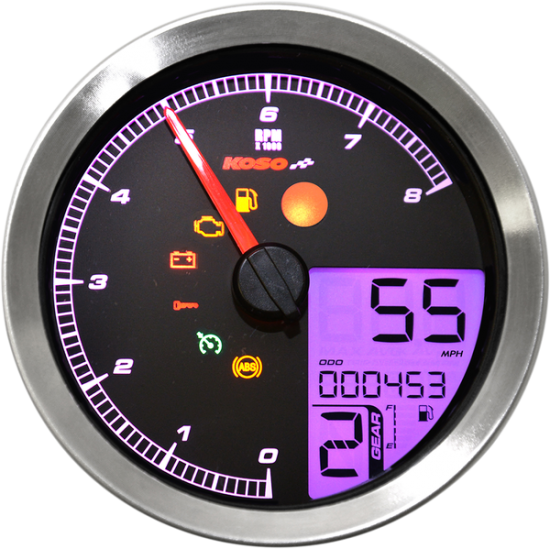 HD-04 Speedometer/Tachometer TACH MULTI METR HD-04 BK